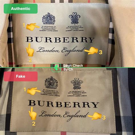 how to tell if real or fake burberry trench coat|burberry coat authenticity check.